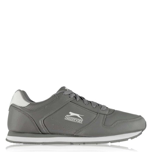 slazenger mens black trainers