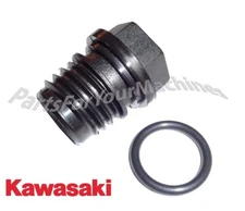 OEM OIL DRAIN PLUG w/ GASKET, 92066-7003, KAWASAKI FH381V-FH721V ENGINES, 12D5