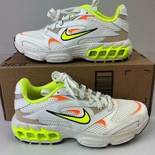 Nike Womens Zoom Air Fire Summit CW3876-104 White Volt Swoosh Running Shoes Sz 8