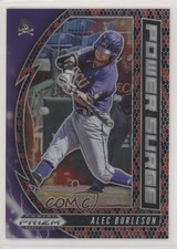 2020 Panini Prizm Draft Picks Power Surge Snakeskin 19/25 Alec Burleson 0c6