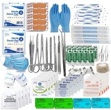 First Aid Survival Kit Outdoor Emergency Travel Kit IFAK Bug Out Bag EMT 140 Pcs