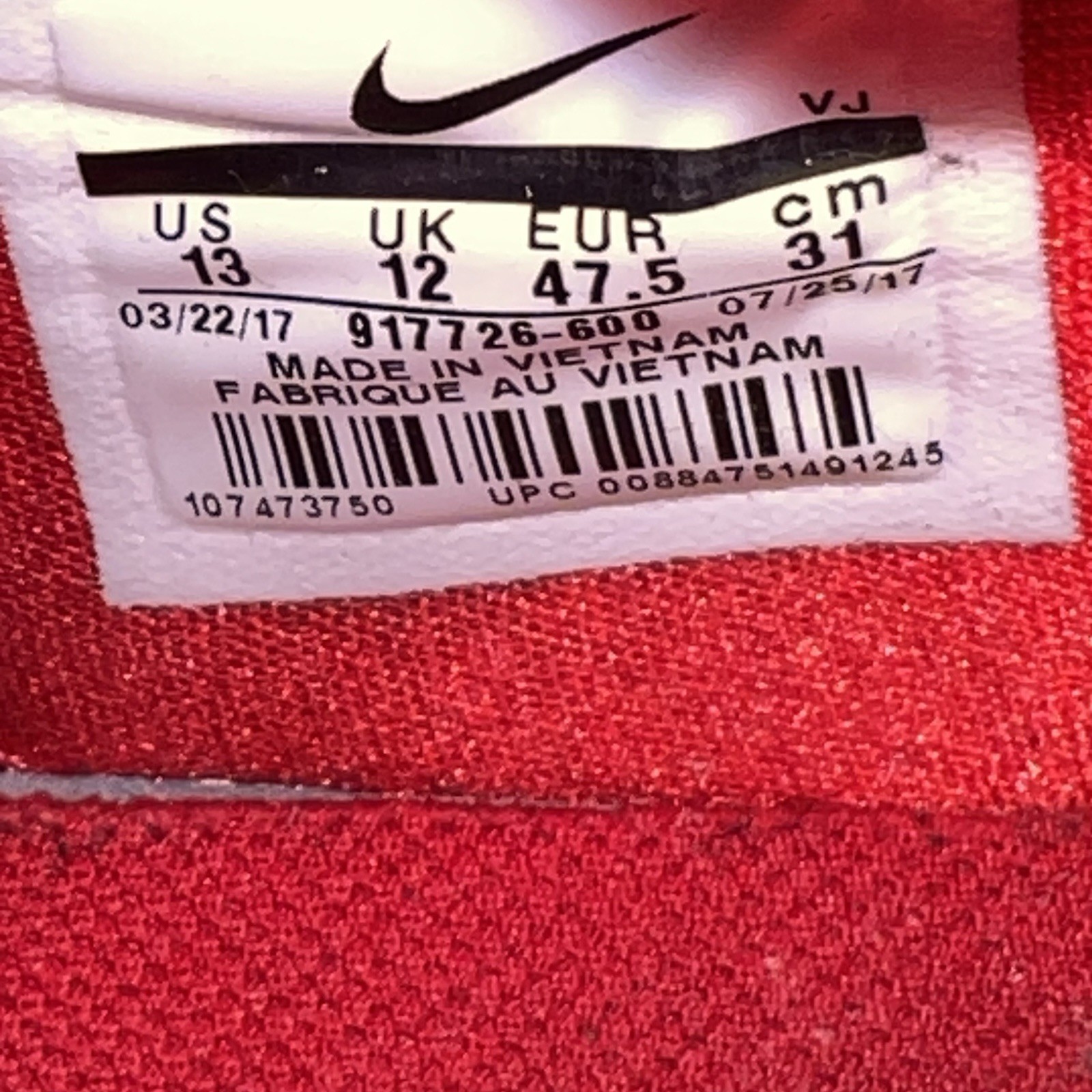 Size 13 - Nike React Hyperdunk 2017 Flyknit Unive… - image 6