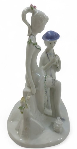 Rosenthal Raymond Peynet Le Printemps Spring Song Figurine Lovers Signed - Picture 4 of 24