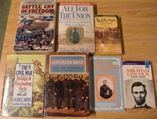Lot of 7 Civil War Books, 4 Hardcover / 3 Paperback