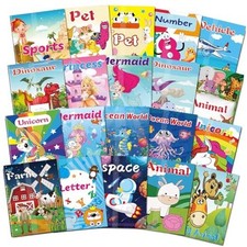 20Pack Coloring Books for Kids Ages 4-8 5.1 x 7 inch ,Mini Coloring Books