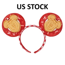 Japan Tokyo Disney Resort 2025 Headband Mickey Waffle Ear 【US STOCK】