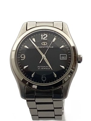 Orient Star Automatic Watch Analog BLK SLV