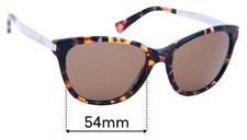 SFx Replacement Sunglass Lenses fits Ralph Lauren RA 5201 - 54mm Wide