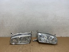 2001-2002 Toyota Corolla Leftright Side Halogen Headlights Oem V3834 Dw