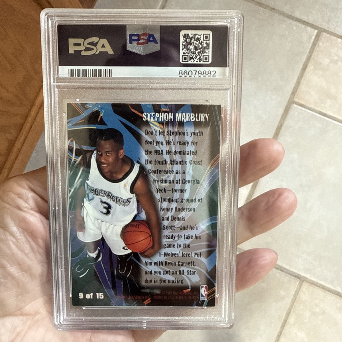 1996-97 Fleer - Thrill Seekers Stephon Marbury #9 (RC) | eBay