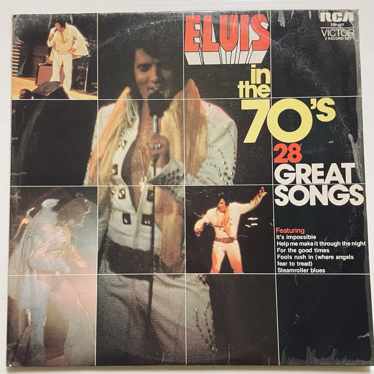 Elvis Presley Elvis In The 70's Vinyl Record 12” 33 RPM TSP-167 RCA Victor 1975