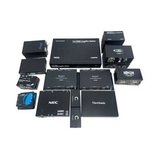 Mixed lot of 22 AV Adapters - HDMI/VGA/DVI Extenders/Splliters - NO CABLES