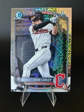 Dean Curley 1st Chrome Mojo Refractor 2025 Bowman Draft #BDC-129 Guardians