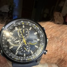 Citizen Eco-Drive Mens Chronograph Date Black...