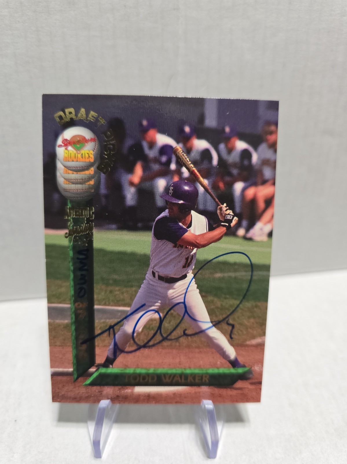 1994 Signature Rookies Draft Picks - Todd Walker #8 Autographs /7750 (AU)