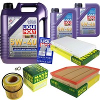 Inspektionskit Filter Liqui Moly ÖL 7L 5W-40 FüR BMW 5Er E60 523I 525I 530I E61
