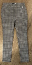 Tommy Hilfiger Plaid Pull On Casual Preppy Stretch Slim Leggings Pant - Size 10