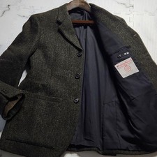 MARGARET HOWELL L Harris Tweed Tailored Jacket - Khaki - Excellent Cond