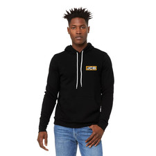 JCB Mens Construction Farming Workwear Work Hooded Fleece Jumper Hoodie