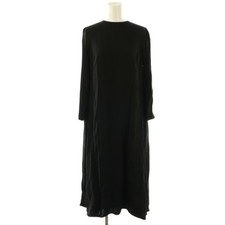 VALENTINO pleated dress long sleeve 38 black nr Used ec8e86e74fb8f80ded71e0af77c