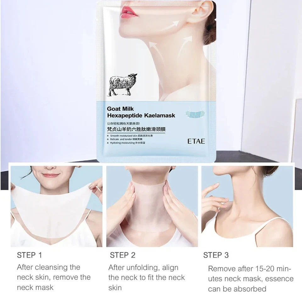 Neck Mask Collagen Firming Necks Skincare Mask Beauty Moisturizing Lift Firming - Image 3 of 4