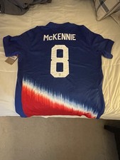 Nike Weston McKennie 8 USMNT Jersey Stadium Away Soccer USA Men's L MSRP 139.99
