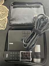 Dell M210X DLP Desktop Projector 2000 Lumens 4:3 Remote  Cables Black