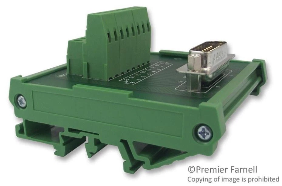 Terminal Block Interface, D Sub 25 Way Plug to Screw Terminals - MOD-25-M - Image 3 of 3