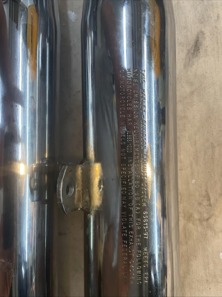 Harley Davidson 80290-99A Slash Down XL  Chrome - Image 2 of 4