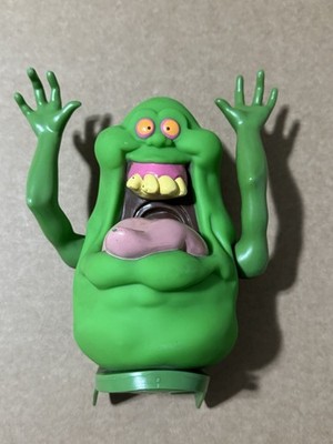 Vintage Coleco Real Ghostbusters Slimer 8  Big Wheel Ornament w Mount