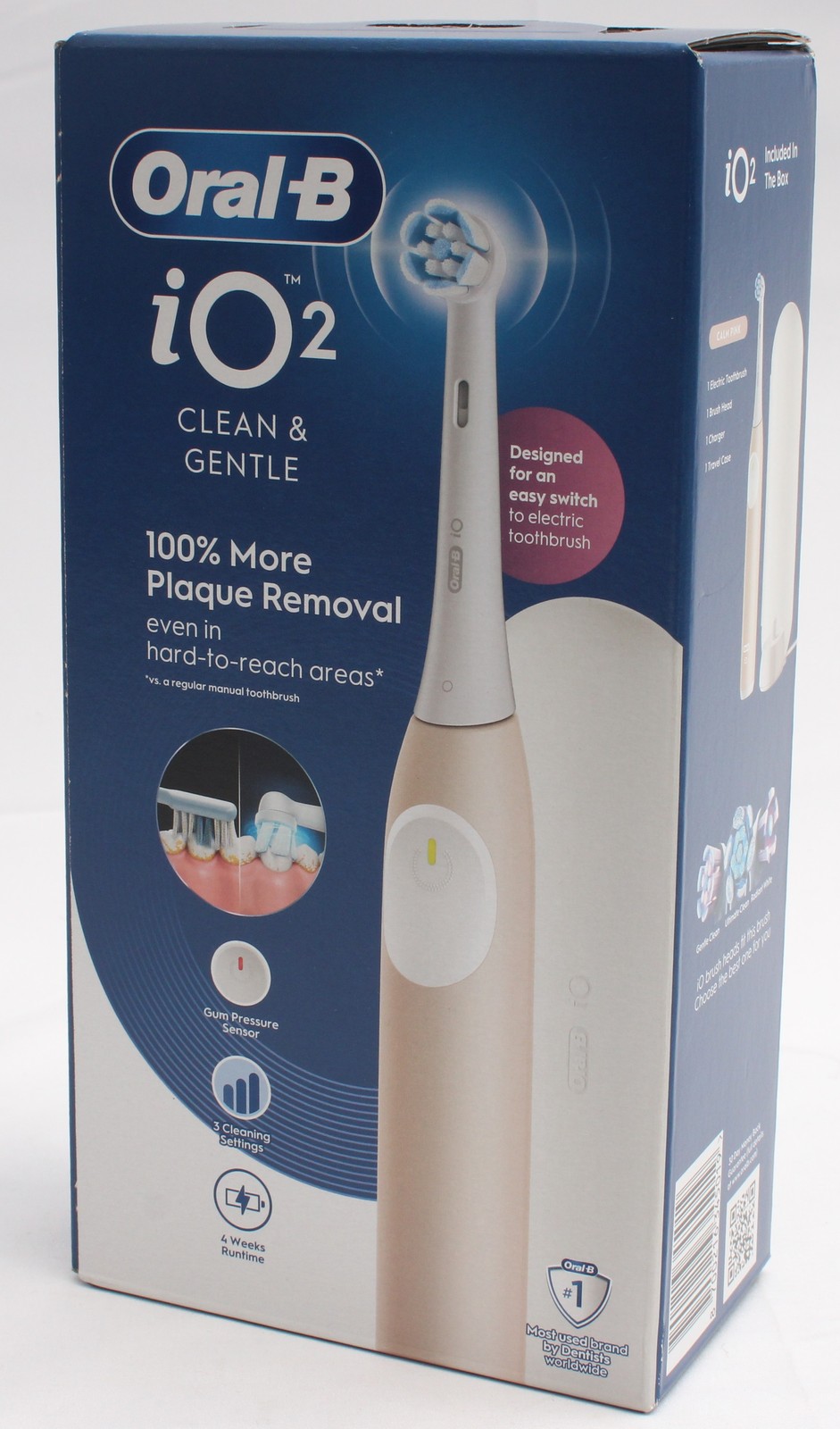 Oral-B iO2 Electric Toothbrush and Travel Case - Calm pink - New
