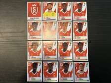 STADE DE REIMS 18 Stickers PANINI 2025-2026 Ligue 2 BKT images Équipe Complète