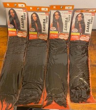 NEW Sensationnel 50" Samba Twist Crochet Braid Color 4 lot of 4 packages