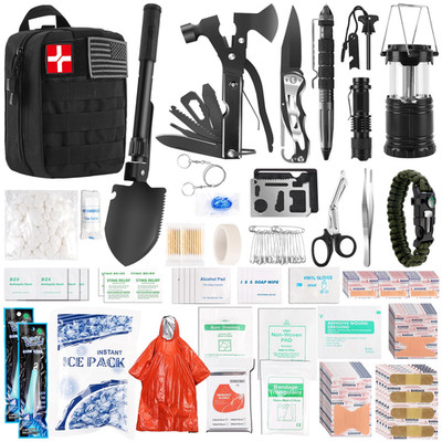 Abpir318 Pcs Emergency Survival Kit Survival Gear And Equipment First Aid Kit