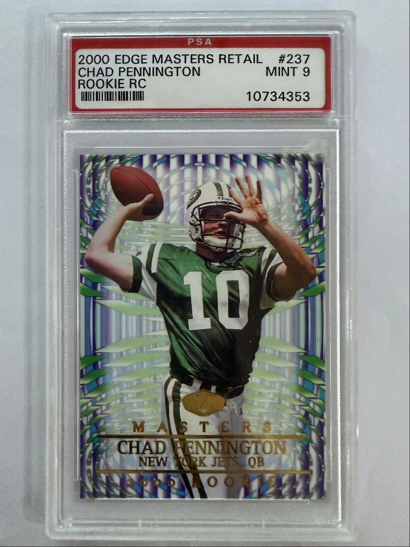 Chad Pennington trading card
