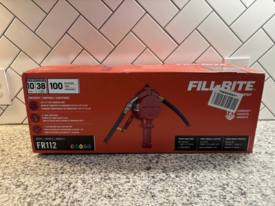 #ad Fill Rite FR112 Fuel Transfer Hand Pump w Hose Open Box $119.99
