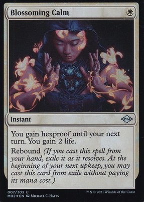 MTG Blossoming Calm MH2 EN 007 Foil Uncommon (6022)