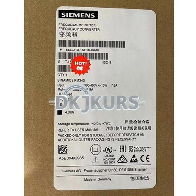 NEW Siemens 6SL3210-1SE16-0AA0 SINAMICS S120 P0wer M0dule 6SL3210-1SE16-0AA0