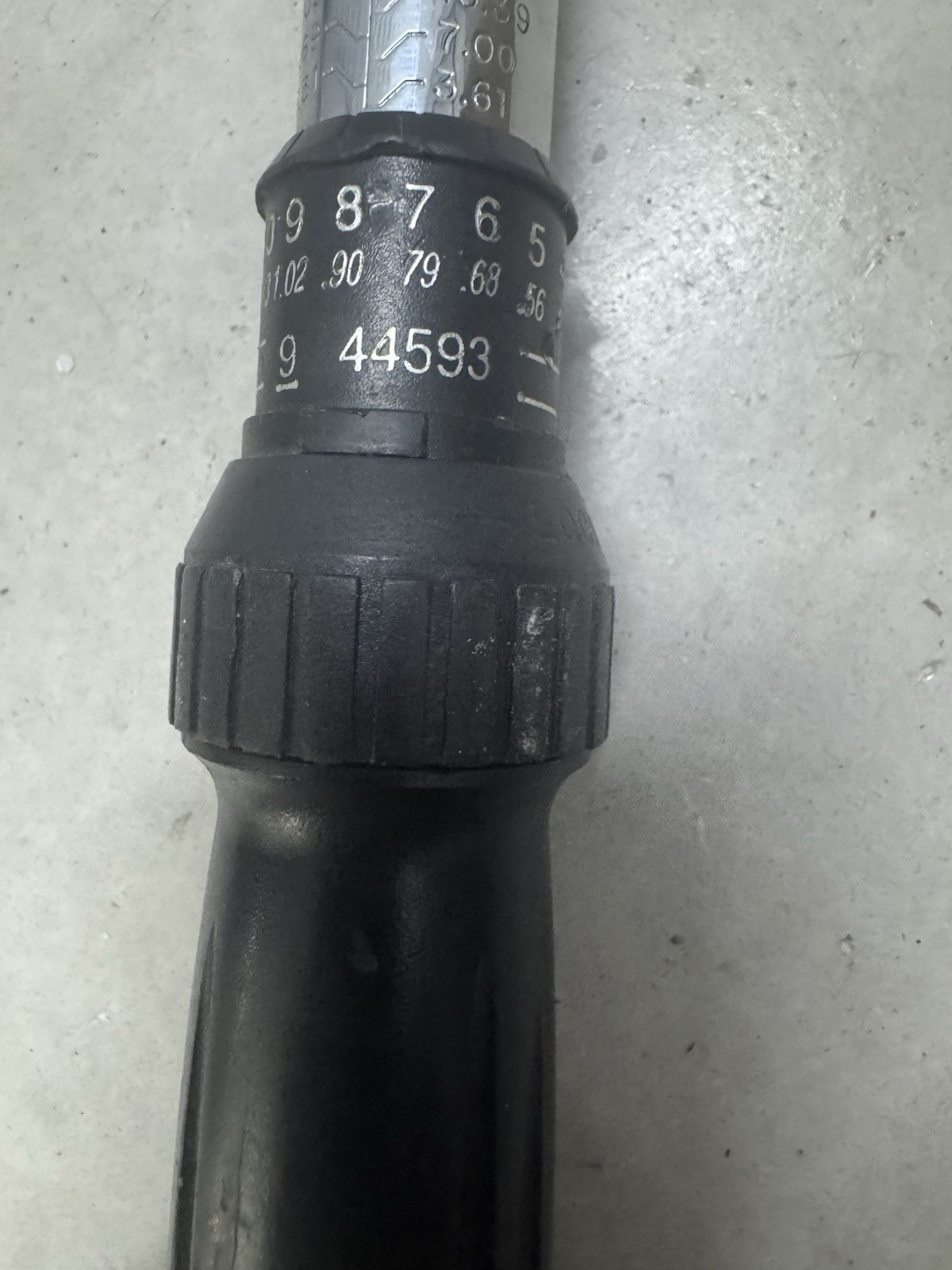 CRAFTSMAN 44593 MICROTORK TORQUE WRENCH 3/8" 44593-9 Made In USA 25-250 ...