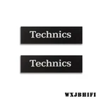 Technics Turntable For Dust Cover Aluminum Logo Badge 37mm(1.45")X11mm(0.43")