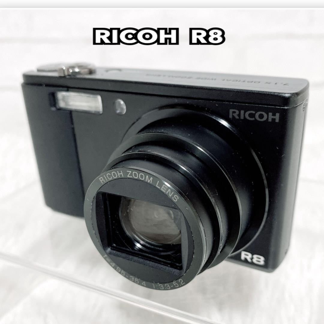 RICOH R8 Compact Digital Camera Black Tested 10MP 7.1x Zoom | eBay