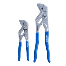 Kincrome 2PC Adjustable Plier Wrench Set Jaw Cap 36mm & 45mm Metric Scale K4617