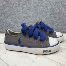 Polo Ralph Lauren Toddler Little Kids Size 5 Carson Laceless Shoes Preppy Pony