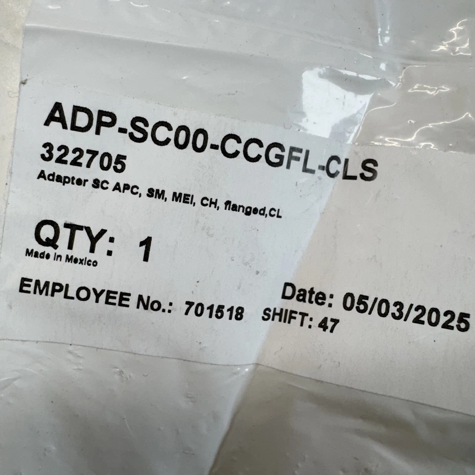 (45) Corning SC Fiber Optic Adapter Flange Coupler SC/APC Adaptor Fiber Coupler - Image 4 of 4