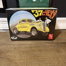 AMT 37 CHEVY COUPE 1:25 RARE SEALED KIT HUBBARD DRAG RACE GASSER  STREET CUSTOM
