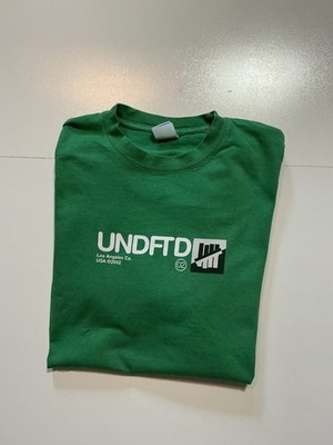 Undefeated UNDFTD Los Angeles Five Strike Green Graphic 2002 S/S T-Shirt Sz. L