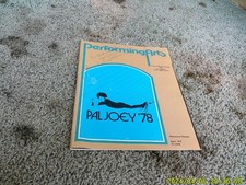 PERFORMING ARTS. June 1978. PAL JOEY '78. INSCRIBED by Lena Horne