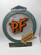 CANVAS SHOE B. F. GOODRICH ADVERTISING SIGN