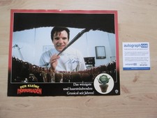 Steve Martin Autogramm signed 24x30 cm Lobbycard "Der Kleine Horrorladen" ACOA