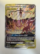 Espeon & Deoxys GX Tag Team Jumbo Cards Holo Black Star Promo SM240